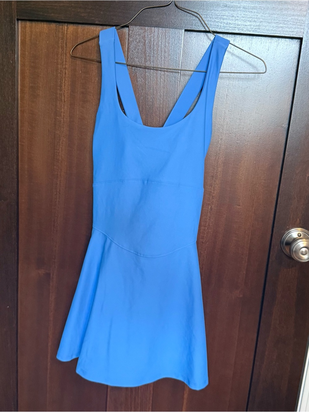 Old Navy Bright Blue Fit-and-Flare Dress